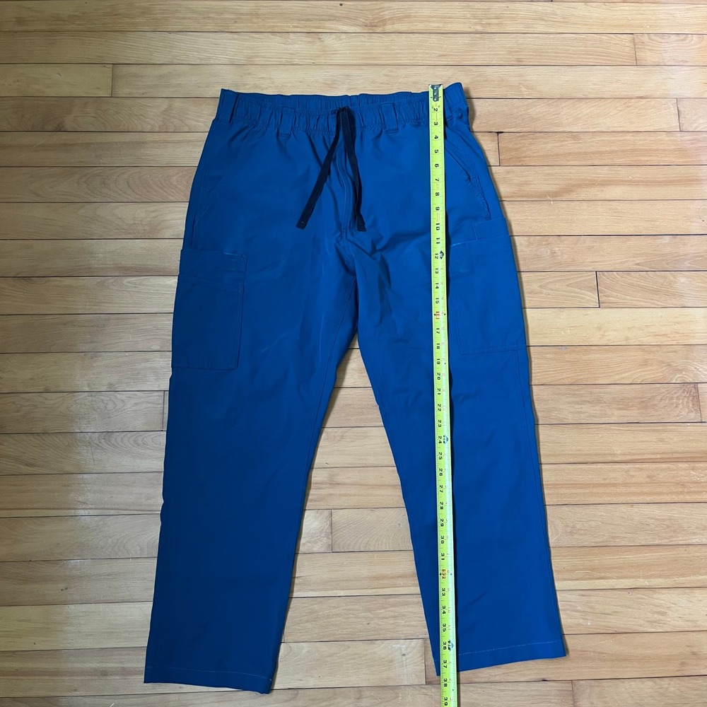 Carhartt Liberty Mens Blue Cargo Scrub Pants C56113 Size Large Regular - Picture 3 of 8